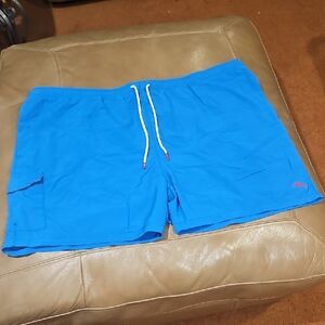 Tommy Bahama Blue Swim Trunks with Mesh Liner